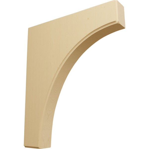 Ekena Millwork 1 3/4"W x 10"D x 12"H Clarksville Bracket, Alder BKTW02X10X12CVAL